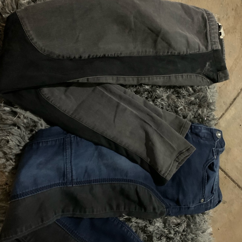 Grey/Blue X Black Patchwork Jean Bundle - image 7